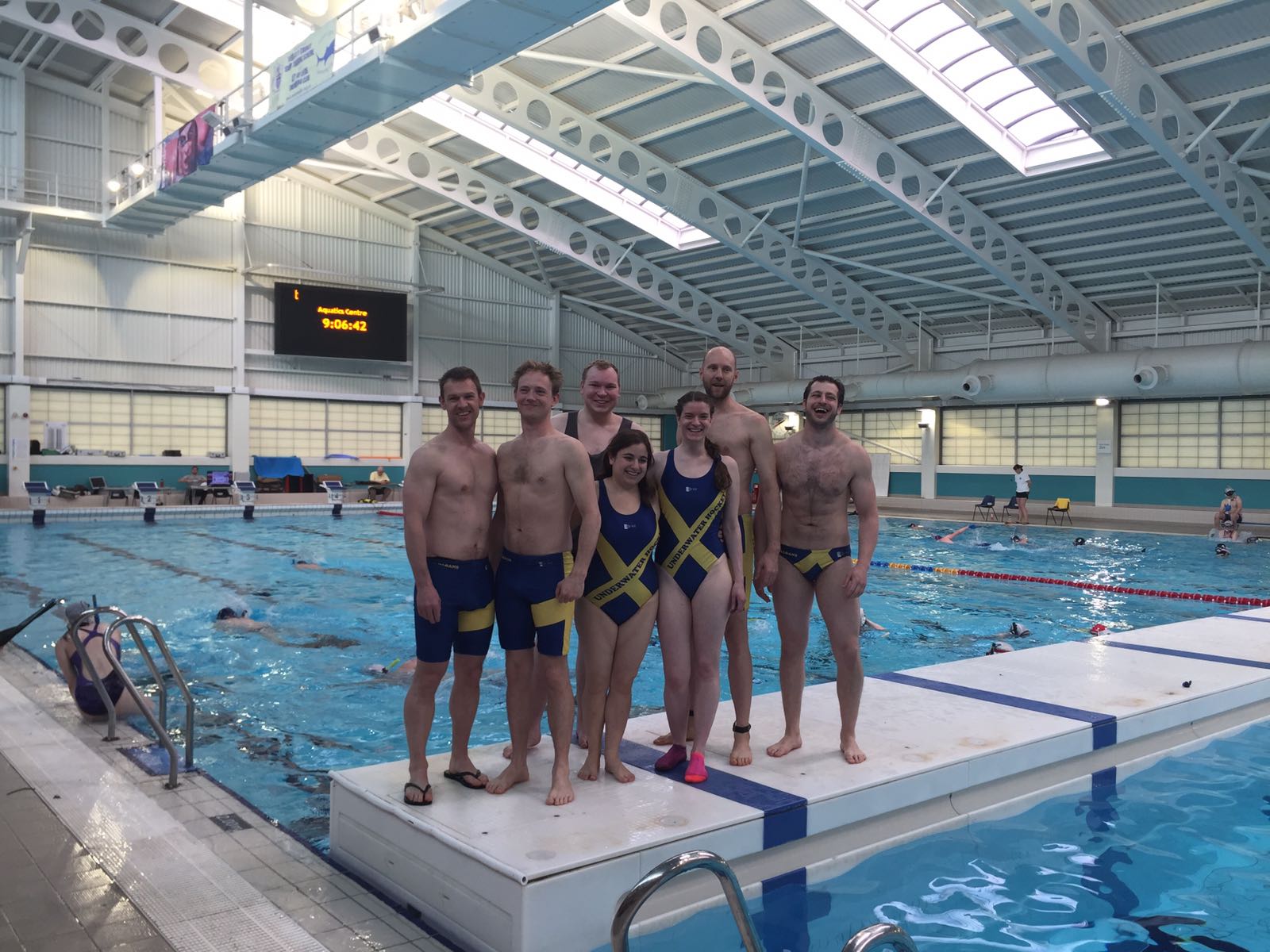 St Albans Underwater Hockey Team at the Nationals